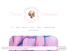 Tablet Screenshot of pastelcarousel.com